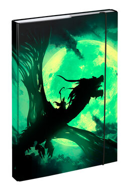 BAAGL Desky na školní sešity A4 Drak / 23x32x3 cm