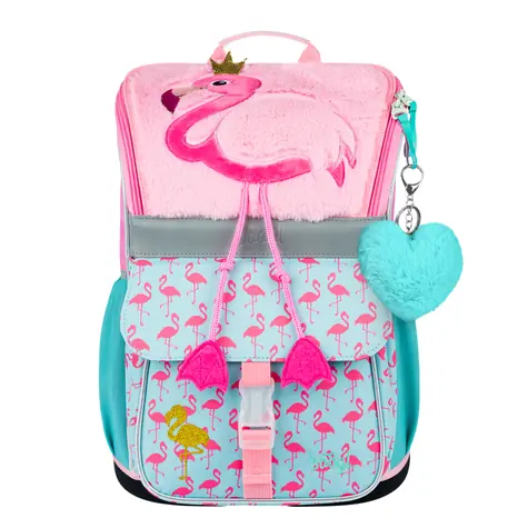 BAAGL Školní aktovka Zippy Plameňák / 18 l / vhodná od 1. třídy ZŠ