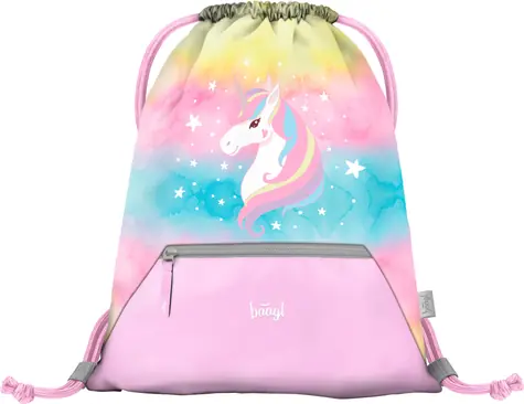 BAAGL Sáček Rainbow Unicorn / 46x36 cm
