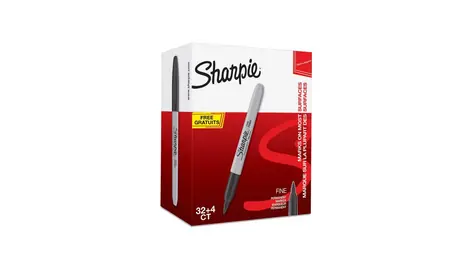 Sharpie Fine Popisovač permanentní s jemným kuličkovým hrotem 0.9mm 36ks Černý
