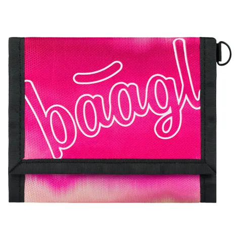 BAAGL Peněženka Pink Stripes / 13 x 10 cm