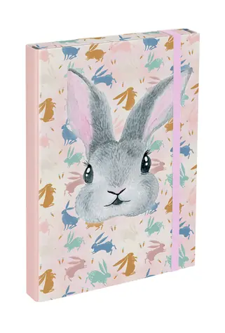 BAAGL Desky na školní sešity A4 Bunny / 23x32x3 cm