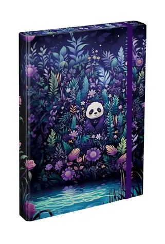 BAAGL Desky na školní sešity A4 Jungle Panda / 23x32x3 cm