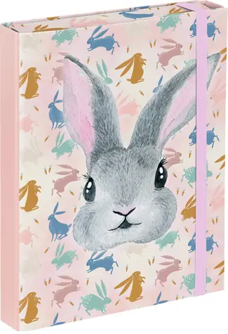 BAAGL Desky na školní sešity A5 Bunny / 23x17x3 cm