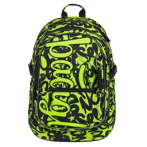 BAAGL Školní batoh Core Lime / 25 l / vhodná od 3. třídy
