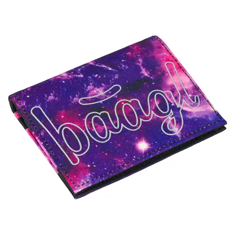 BAAGL Studentská peněženka Galaxy / 9.7 x 11.5 cm
