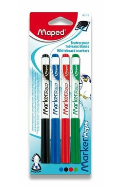 MAPED Popisovače na bílé tabule Marker'Peps 4 ks