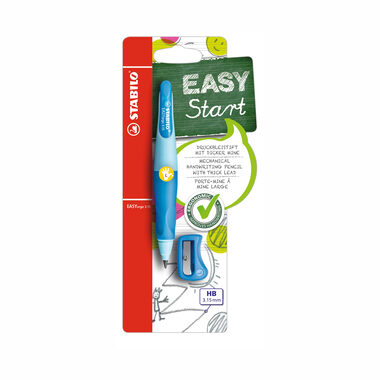 STABILO® EASYergo 3.15 světle modrá/tmavě modrá - vč. 1 náhradní tuhy