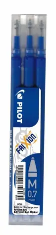 PILOT Náhradní náplně Pilot Frixion 0,7 mm - modré (3ks)