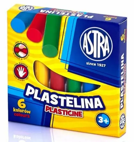 ASTRA Plastelína 6 barev