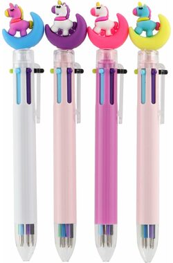 TEDDIES Šestibarevné pero Jednorožec 1ks (mix)