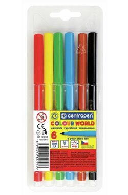 CENTROPEN Fixy 6 barev