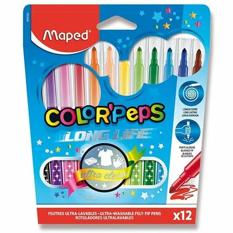 MAPED Fixy Color'Peps Long Life 12ks