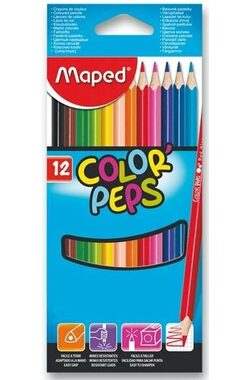 MAPED Pastelky trojboké Color'Peps 12ks