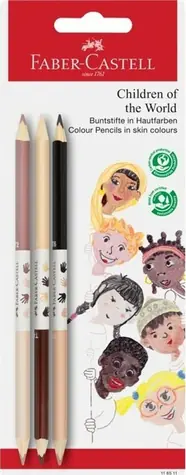 Faber-Castell Pastelky speciální edice Děti světa 3 ks