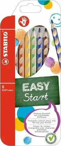STABILO® EASYcolors - 6 ks sada - 6 různých barev