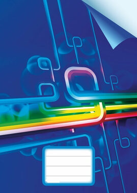 REAS-PACK Školní sešit 510 Modrý / Formát: A5 / Počet stránek: 10 / Čistý