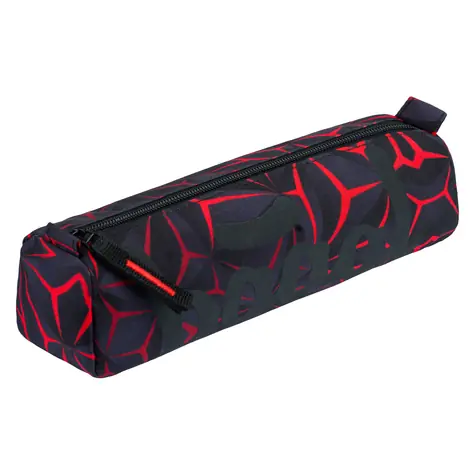 BAAGL Studentské pouzdro Red Polygon / 21×7x7 cm