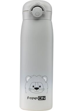 FreeON Termoska nerezová 480 ml - šedá