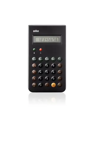 Braun BNE001BK černá / Kalkulačka / 8 míst (displej) / baterie LR44