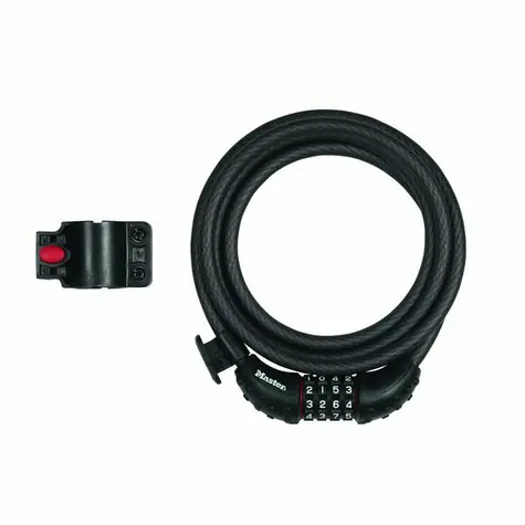 Master Lock 8120EURDPRO / Ocelové kombinační lanko na kolo - 1.8m