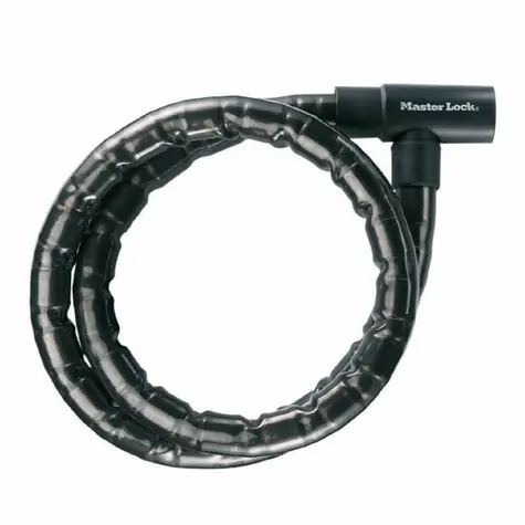 Master Lock 8115EURDPS / Panceřované ocelové lano - 120cm