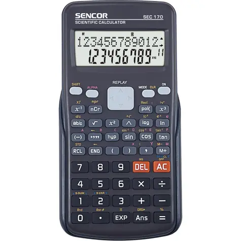 SENCOR SEC 170 / Kalkulačka / 10+2 místný LCD displej / 1xCR2032