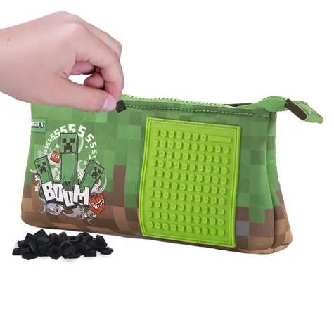 PIXIE CREW & MINECRAFT Velké pouzdro/penál / od 6 let