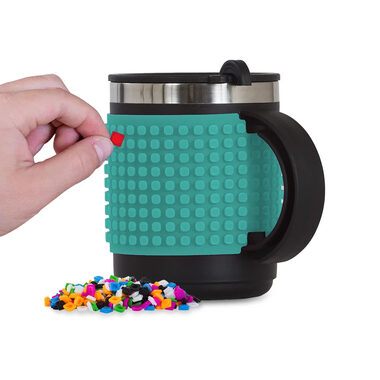 PIXIE CREW termohrnek tyrkysová / 400 ml 