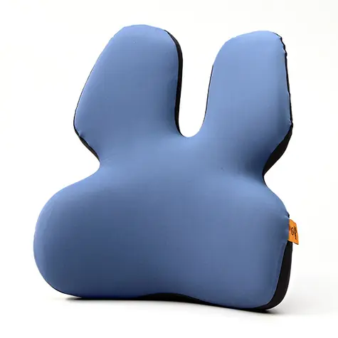 Powerton Bederní opěrka modrá / ergonomická / paměťová pěna