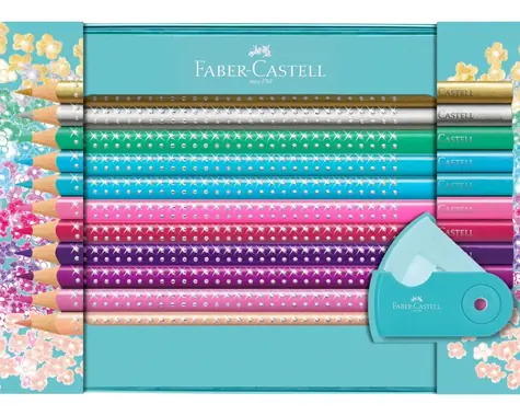 FABER-CASTELL Sparkle - Pastelky - dárková krabička 21 ks