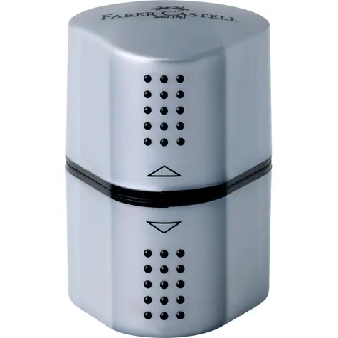 FABER-CASTELL Grip 2001 Trio Ořezávátko stříbrná