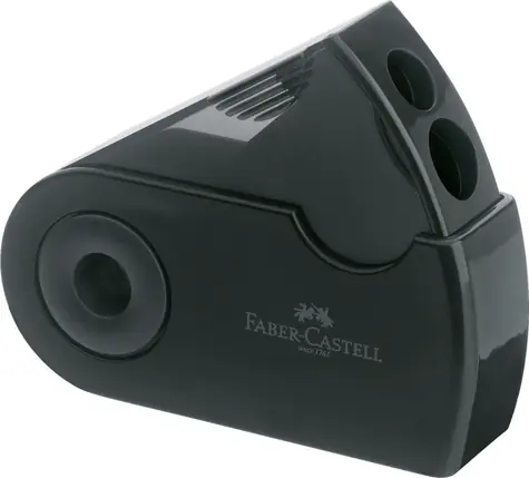 FABER-CASTELL Sleeve Ořezávátko dvojité černá