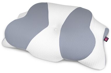 CONNECT IT FOR HEALTH Gemini Anatomický polštář bílo-šedá