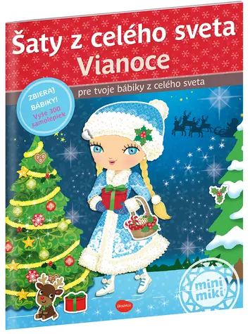 Šaty z celého sveta VIANOCE ¦ Kniha samolepiek