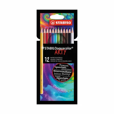 STABILO® aquacolor - ARTY - 12 ks sada - 12 různých barev