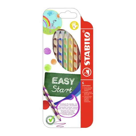 STABILO® EASYcolors - 6 ks sada - 6 různých barev