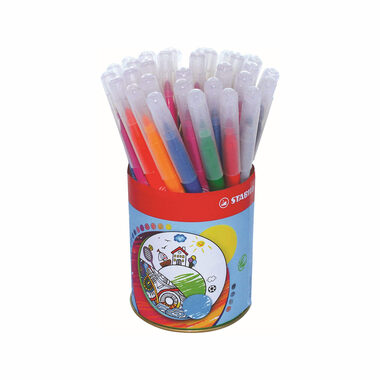 STABILO® power - 36 ks plechová dóza - 12 různých barev