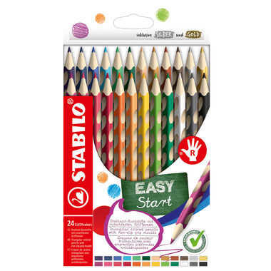 STABILO® EASYcolors - 24 ks sada - 24 různých barev
