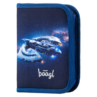 BAAGL Školní penál jednopatrový Vesmírná loď