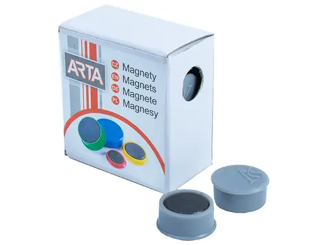 ARTA Magnety průměr 16mm šedé (10ks v balení)