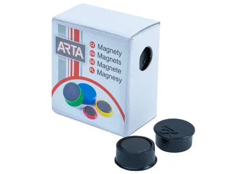 ARTA Magnety průměr 16mm černé (10ks v balení)