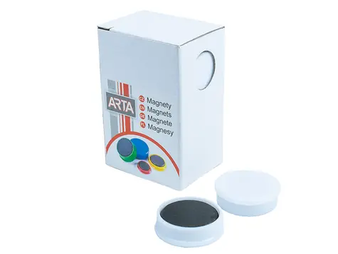 ARTA Magnety průměr 25mm bílé (10ks v balení)