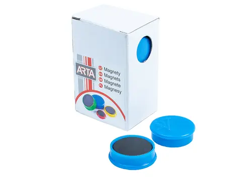 ARTA Magnety průměr 25mm modré (10ks v balení)