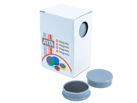 ARTA Magnety průměr 25mm šedé (10ks v balení)