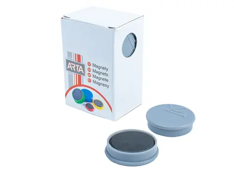 ARTA Magnety průměr 30mm šedé (10ks v balení)