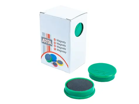 ARTA Magnety průměr 30mm zelené (10ks v balení)