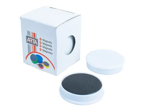 ARTA Magnety průměr 40mm bílé (4ks v balení)