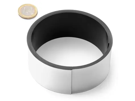OEM matná magnetická páska 40 × 1 mm bílá 