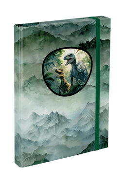 BAAGL Desky na školní sešity A4 Dino / 23x32x3 cm